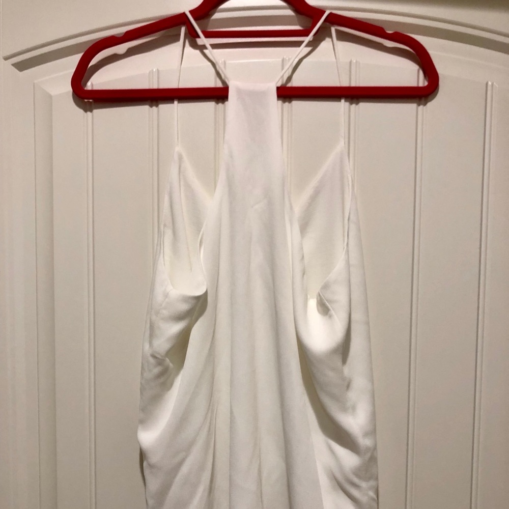 White Racerback Camisole Tank - Picture 3 of 3